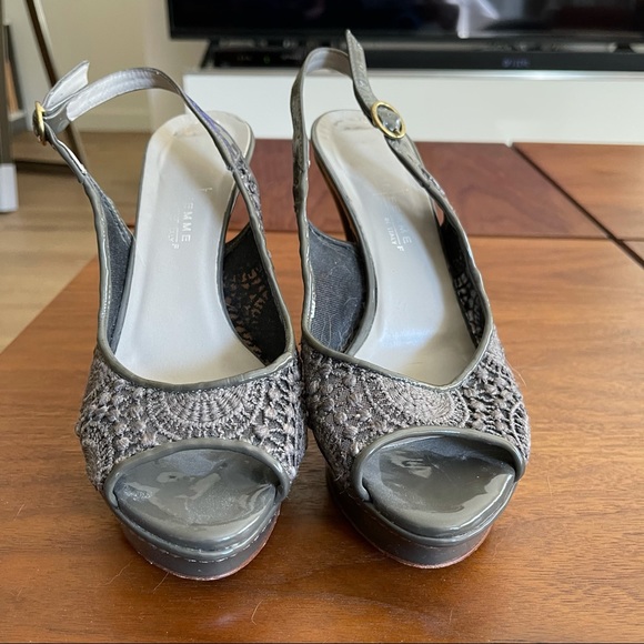 Latitude Femme sling backs - Picture 3 of 5